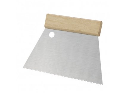 Zúbkovaná stierka A2, 18x13 cm