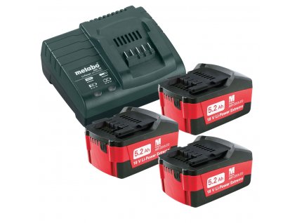 Metabo BASIC SET 3 X 5.2 AH (685048000)  SERVIS EXCLUSIVE | Rozšírenie záruky na 3 roky zadarmo