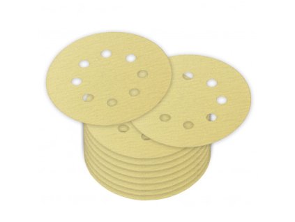 Brúsny papier pre excentrickú brúsku 125 mm P100, 10 ks