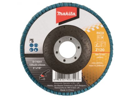 MAKITA KOTÚČ BRÚSNY 125X22,23MM Z120 (D-74251)