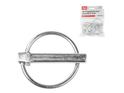 Zaisťovacie čapy 8,0 x 36,5 mm, 5 ks