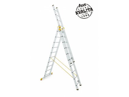 Rebrík trojdielny univerzálny ALVE FORTE 3x14 (4,11m) + SERVIS EXCLUSIVE