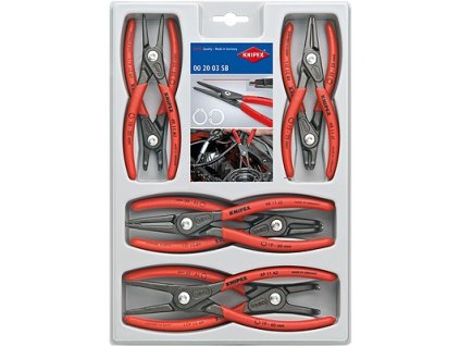 KNIPEX Sady precíznych klieští na poistné krúžky  SERVIS EXCLUSIVE