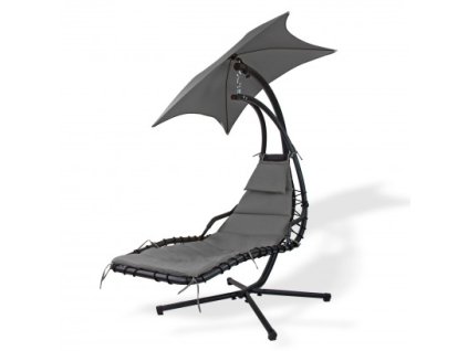 DEMA Závesné kreslo Orlando, sivé