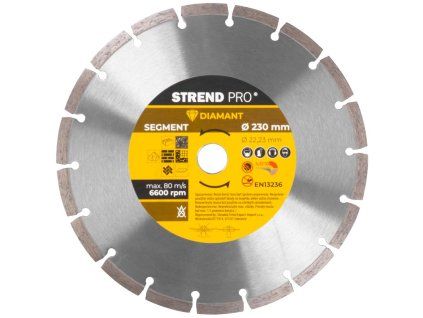 Kotuc Strend Pro 521A, 230 mm, Diamant, Segment