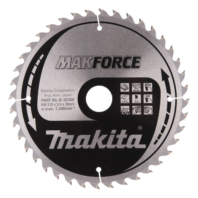 MAKITA KOTÚČ PILOVÝ 210 x 30 mm 40 z
