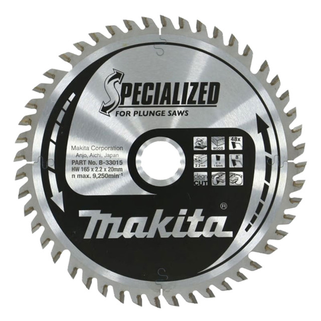 MAKITA KOTÚČ PILOVÝ 165x20MM 48Z