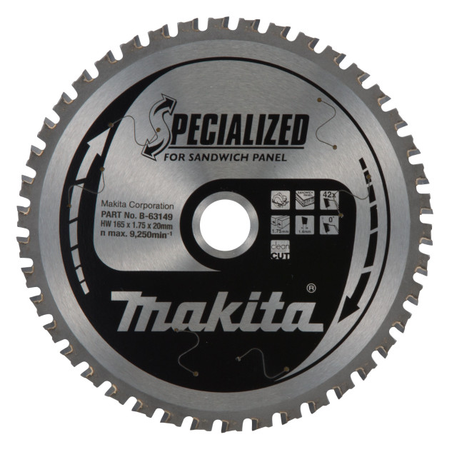 MAKITA KOTÚČ PILOVÝ 165 x 20 mm 42 z