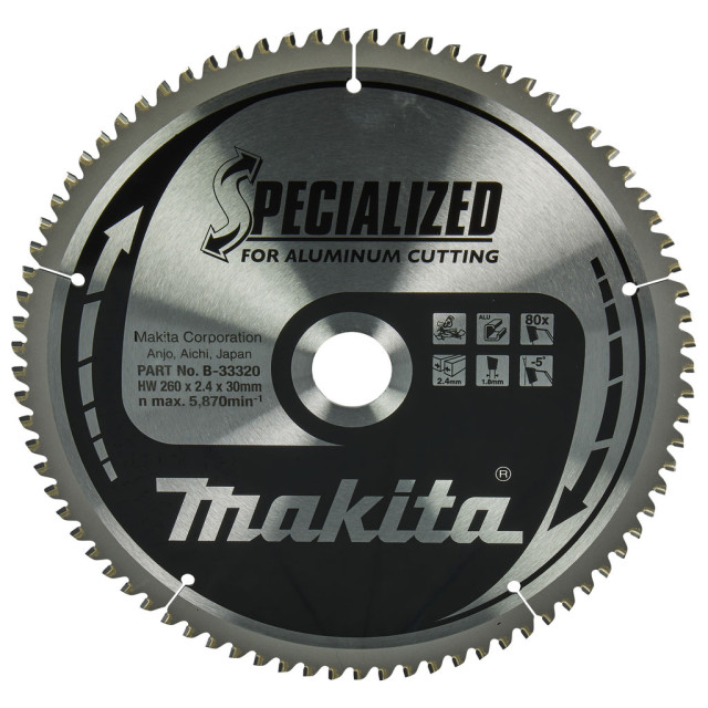 MAKITA KOTÚČ PILOVÝ 260X30X80Z