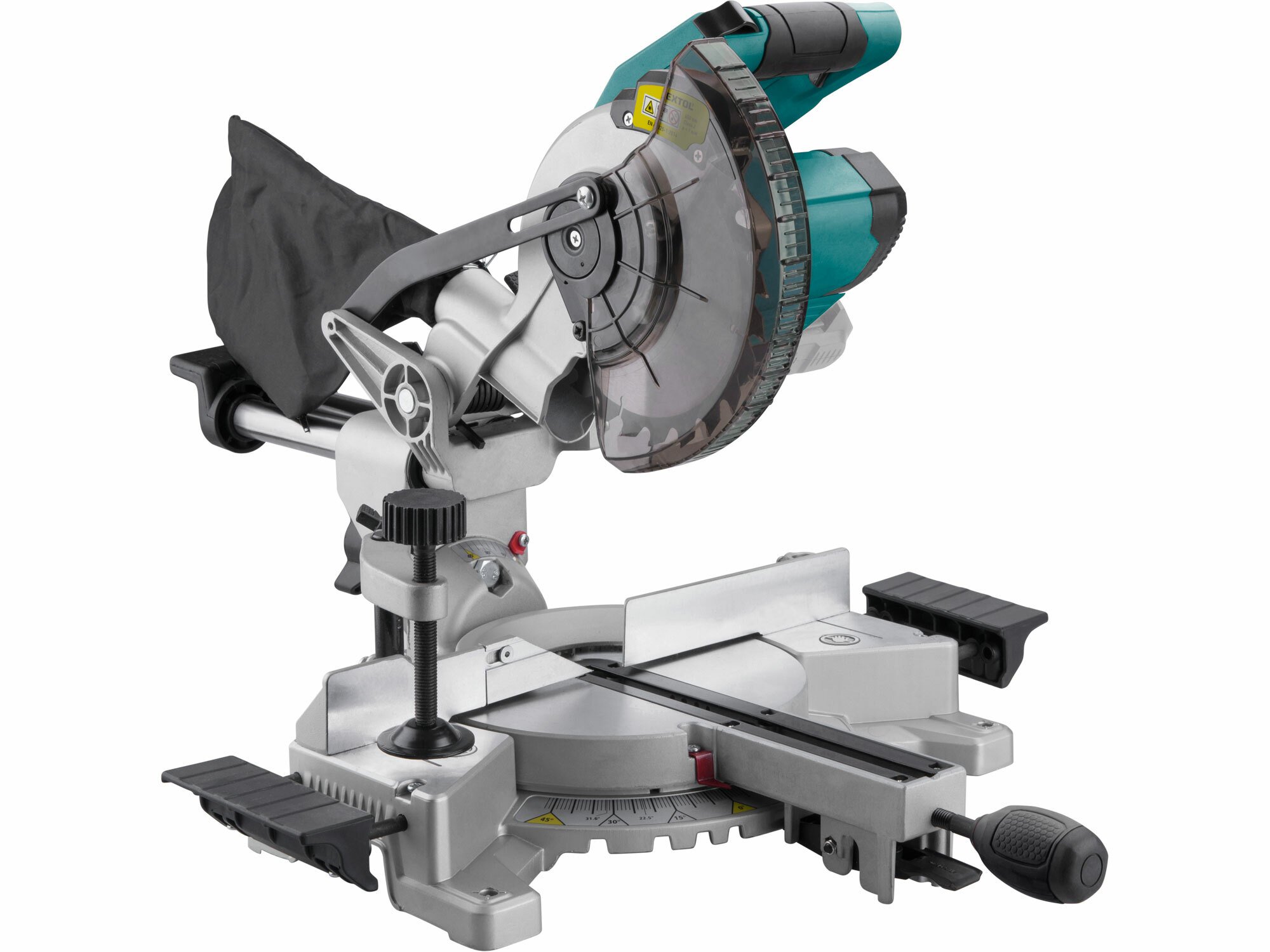 Extol Industrial Píla pokosová akumulátorová s posuvom, Share20V, bezuhlíkový motor, bez aku a nabíjačky, 185x1,8x16m