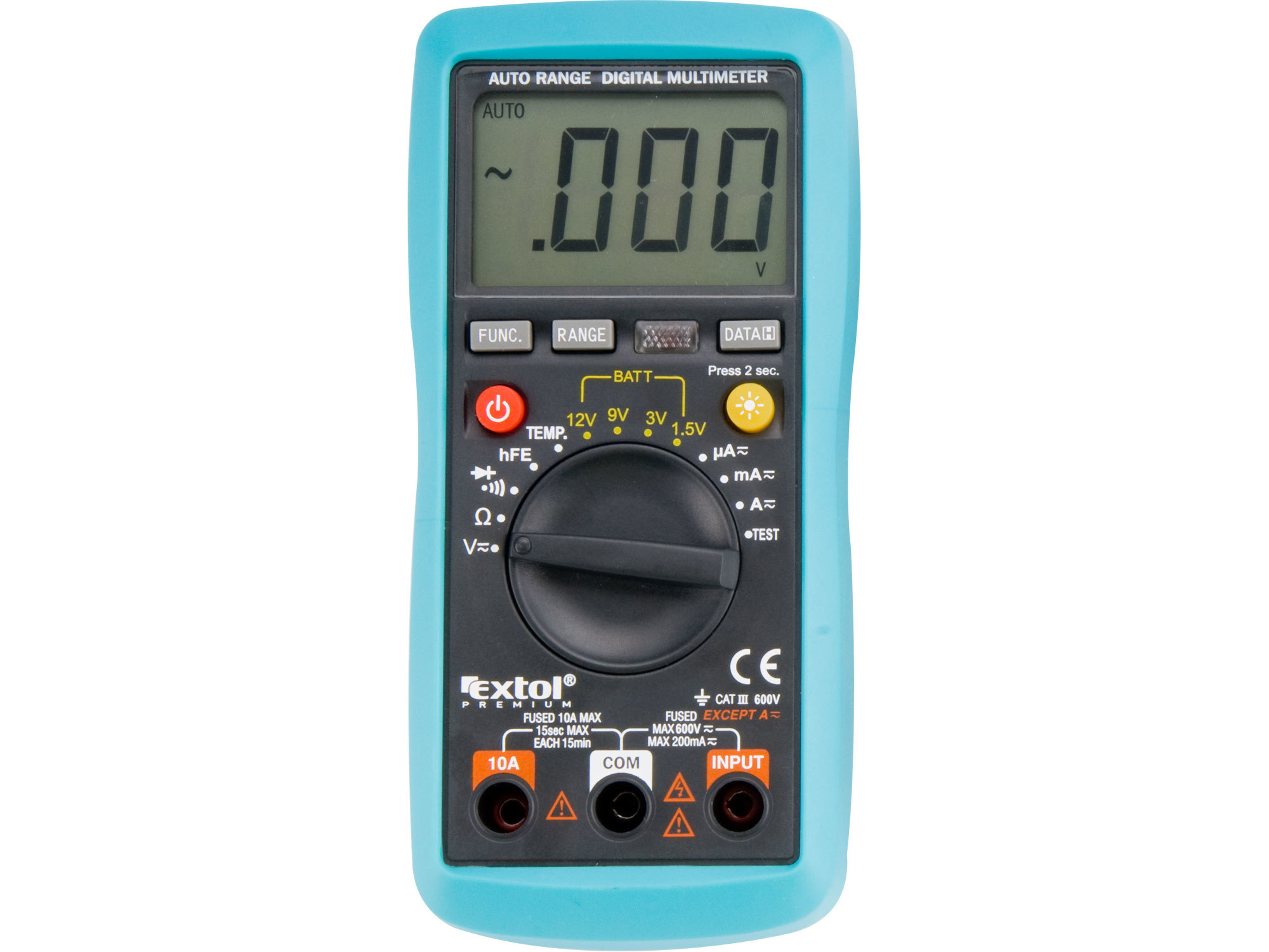 Extol Multimeter digitálny s automatickou voľbou rozsahov 8831250