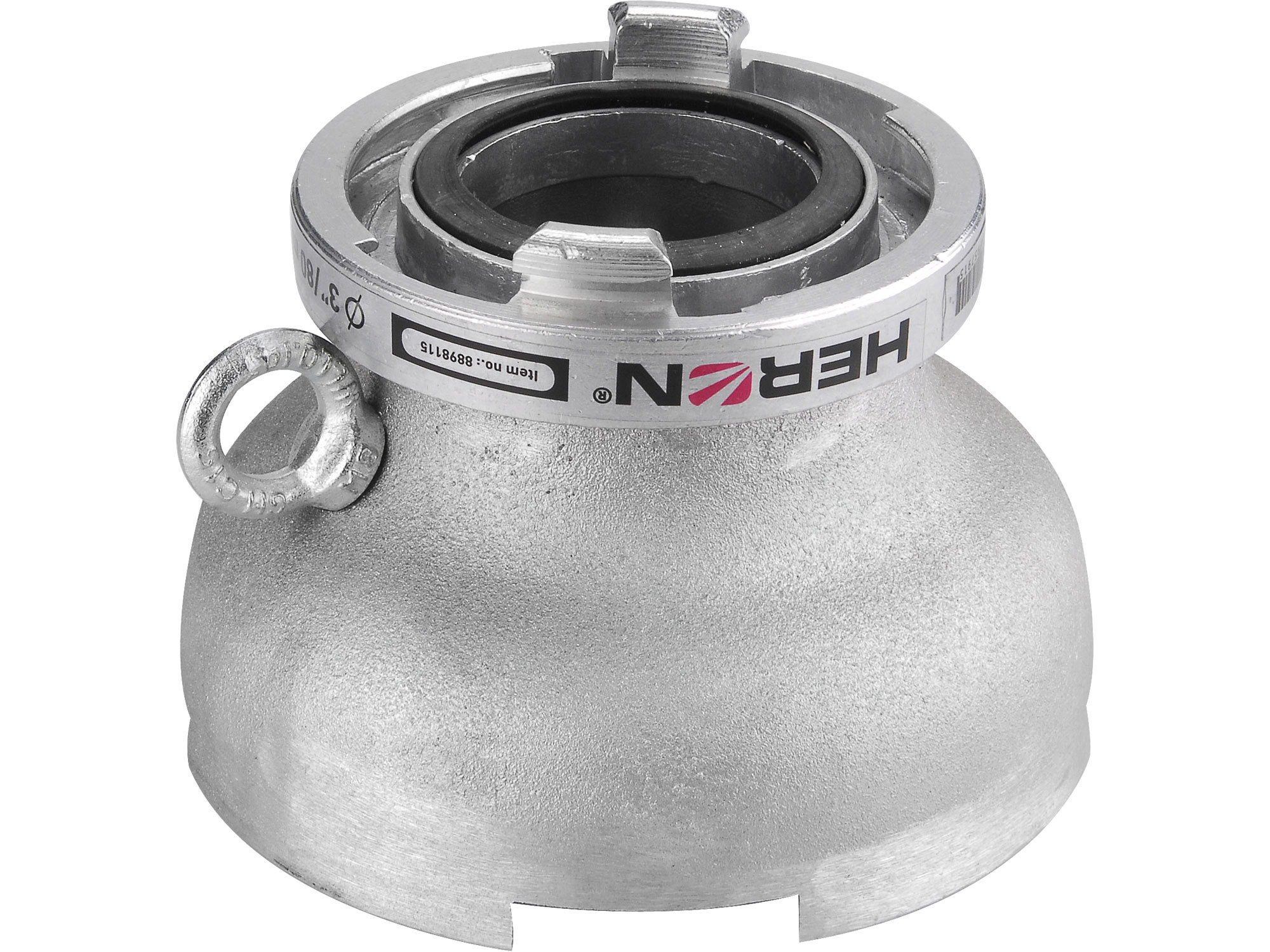 Kôš saci s bajonetom B75, 3"/80mm bez spätnej klapky, HERON 8898115