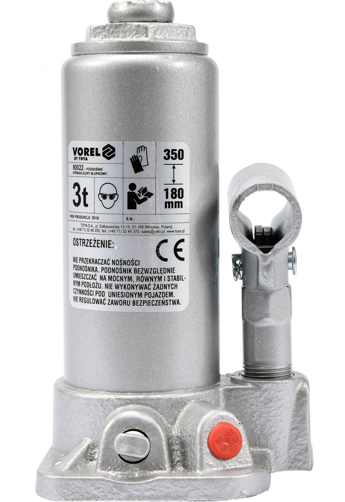 Extol Zdvihák hydraulický, max. 3000kg, zdvih 180-350mm 80022