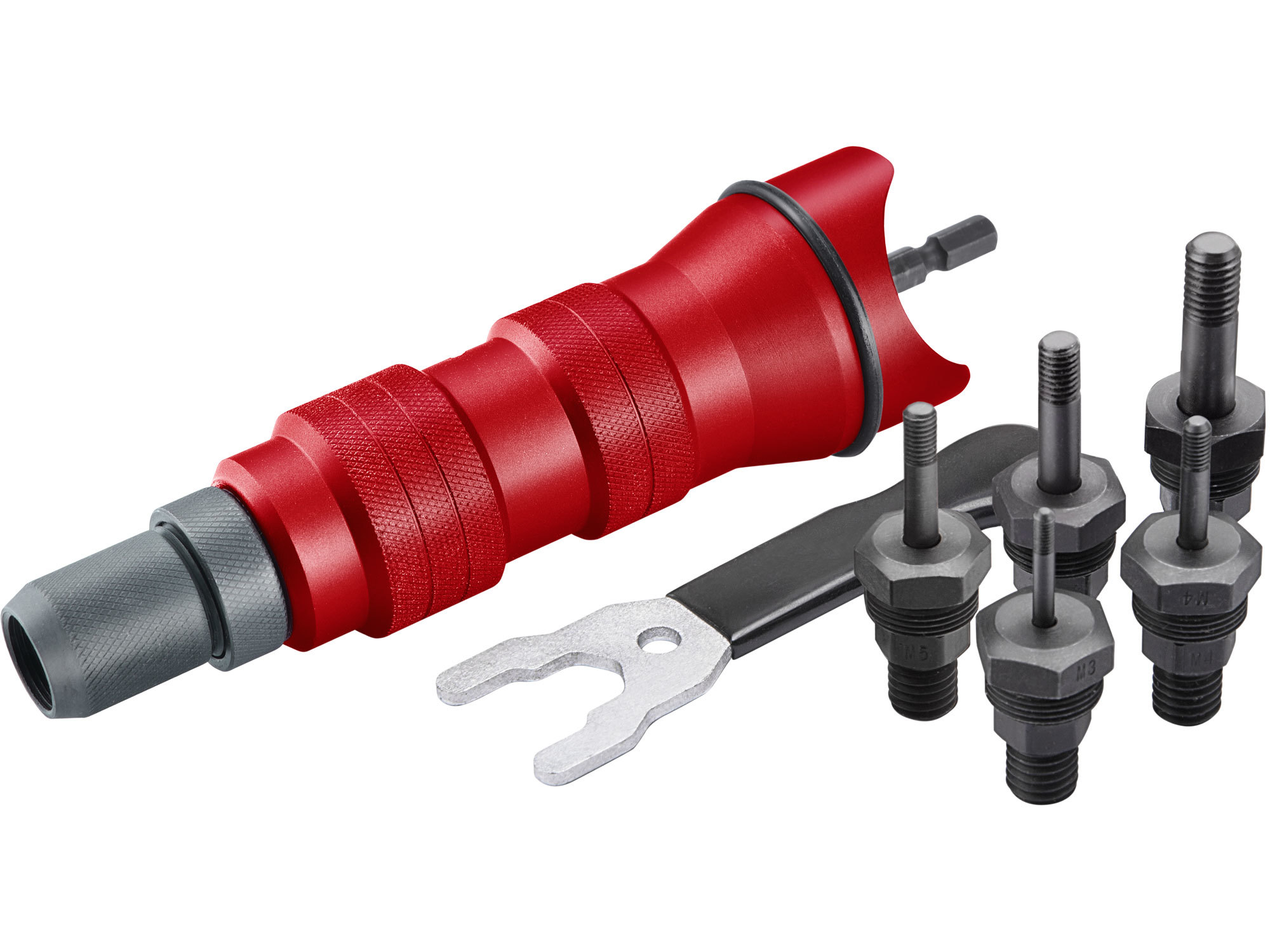 Nadstavec na nitovanie do vŕtačky, M3-10, CrMoV, FORTUM 4770654