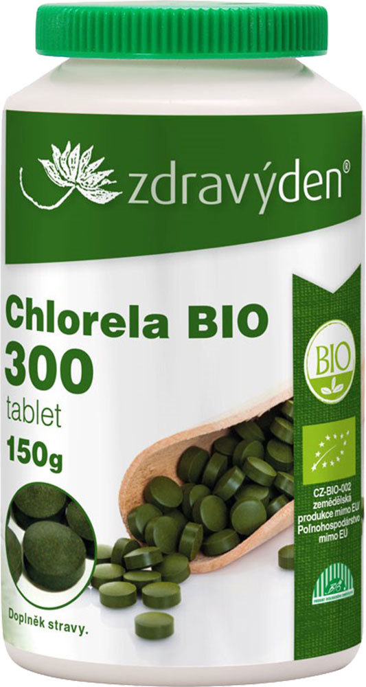 NATURE7 Chlorella BIO tablety, 300 tabliet 16019