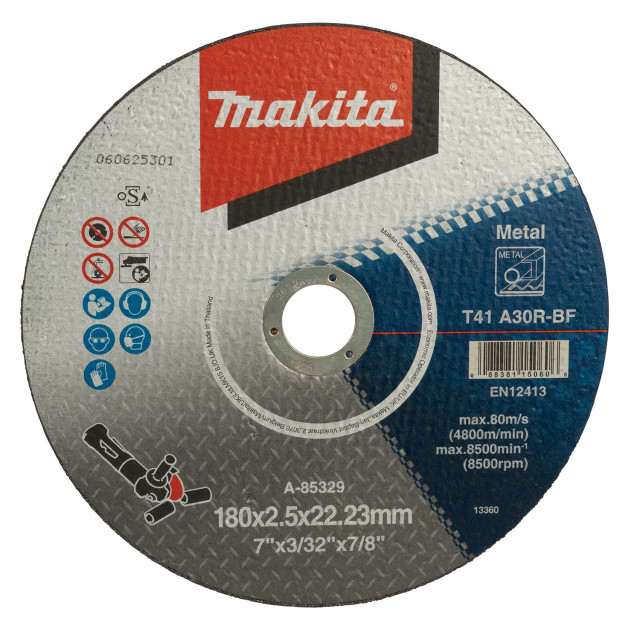 MAKITA KOTÚČ REZNÝ NA KOV 180x2,5x22 (A-85329)