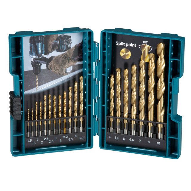 MAKITA SADA VRTÁKOV HSS DO ŽELEZA 19ks (D-67527)