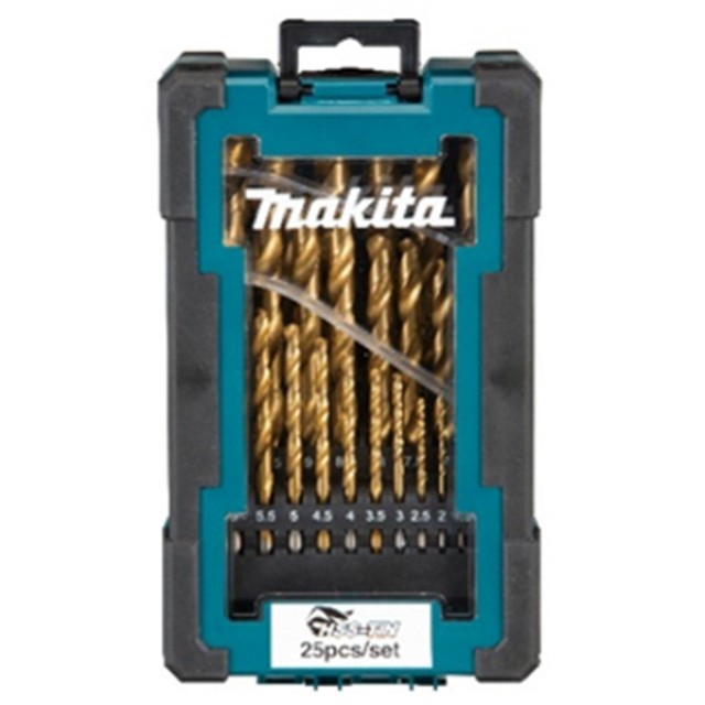 MAKITA SADA VRTÁKOV HSS-TIN 25 KS (D-72235-6)