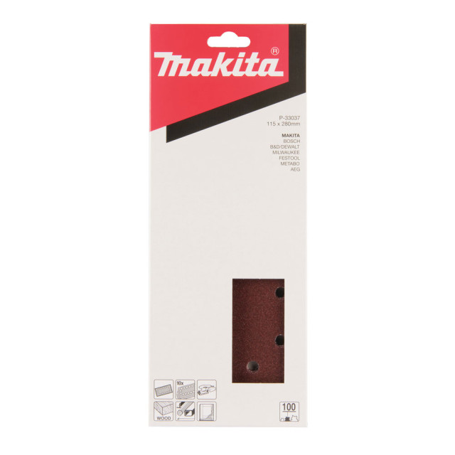 MAKITA PAPIER BRÚSNY 115x280 K100 (P-33037)