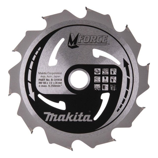 MAKITA KOTÚČ PÍLOVÝ 165 x 20 mm 10 z