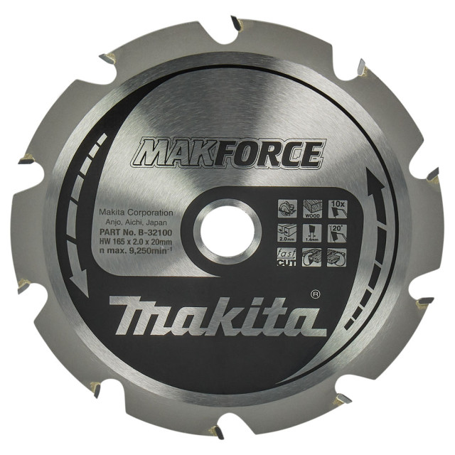MAKITA KOTÚČ PÍLOVÝ 165 x 20 mm 10 z