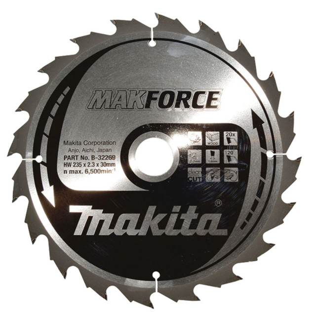 MAKITA KOTÚČ PÍLOVÝ 235 x 30 mm 20 z