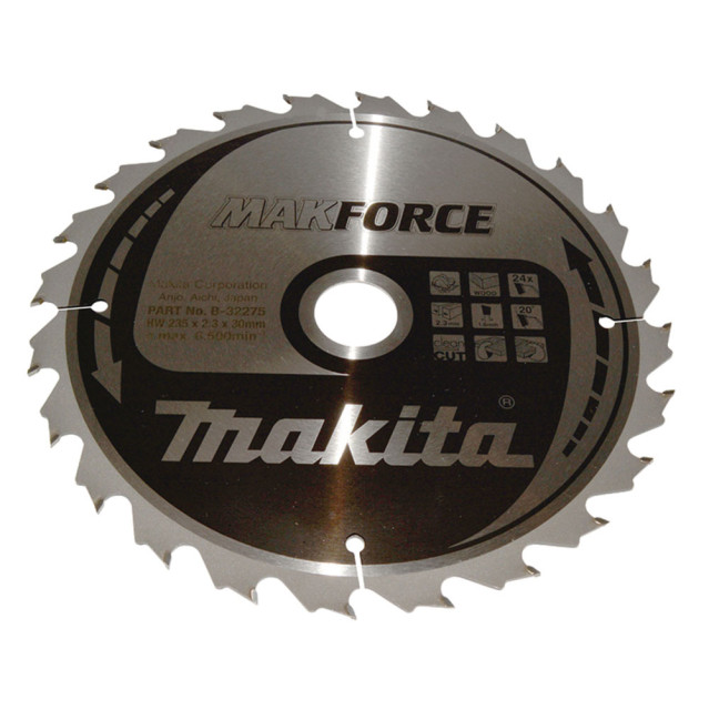 MAKITA KOTÚČ PÍLOVÝ 235 x 30 mm 24 z