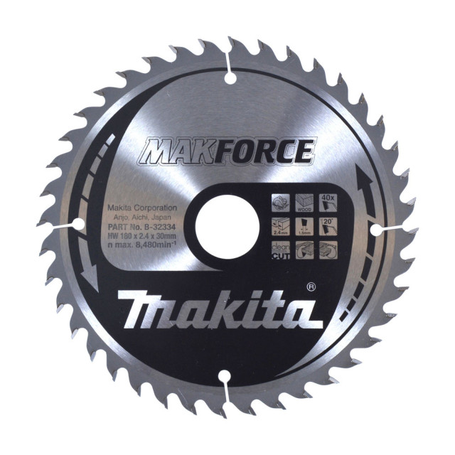 MAKITA KOTÚČ PÍLOVÝ 180 x 30 mm 40 z
