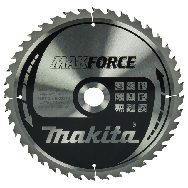MAKITA KOTÚČ PÍLOVÝ 270 x 30 mm 40 z
