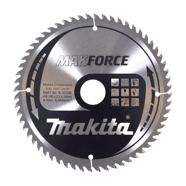 MAKITA KOTÚČ PÍLOVÝ 190 x 30 mm 60 z