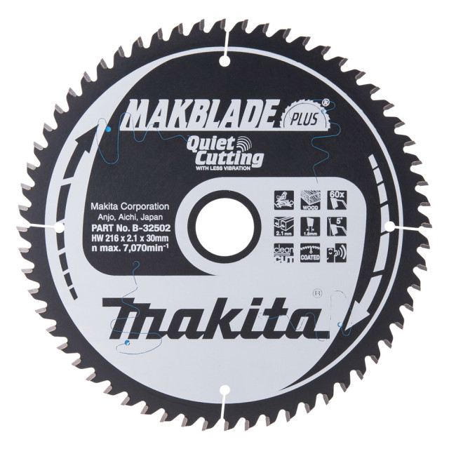 MAKITA KOTÚČ PÍLOVÝ 216 x 30 mm 60 z