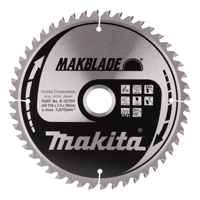 MAKITA KOTÚČ PÍLOVÝ 216 x 30 mm 48 z