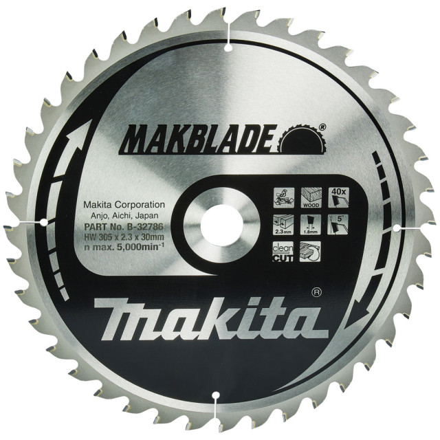 MAKITA KOTÚČ PÍLOVÝ 305 x 30 mm 40 z