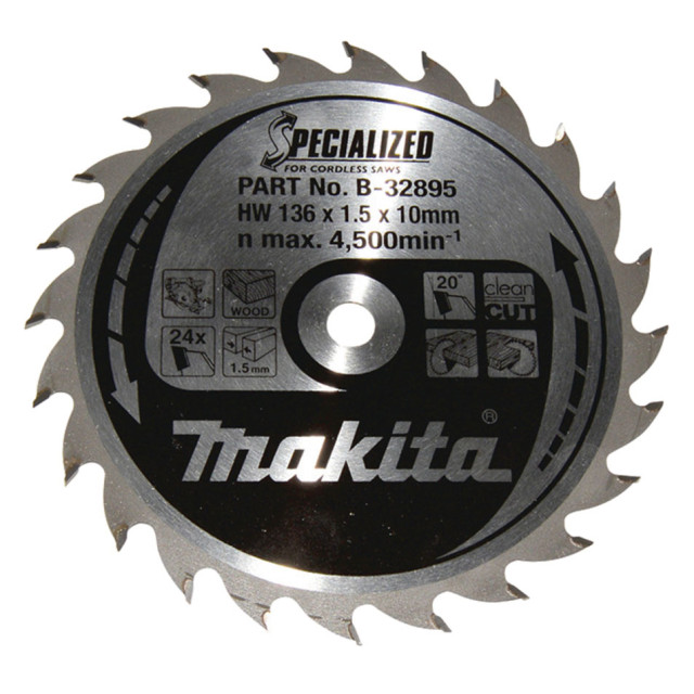 MAKITA KOTÚČ PÍLOVÝ 136 x 10 mm 24 z