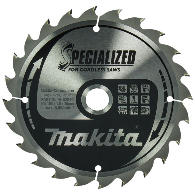 MAKITA KOTÚČ PÍLOVÝ 165 x 20 mm 24 z