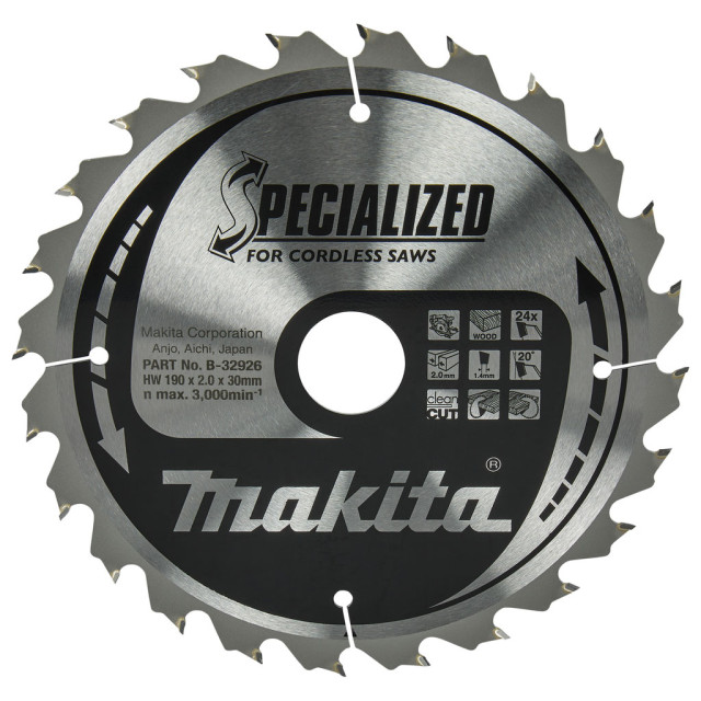 MAKITA KOTÚČ PÍLOVÝ 190 x 30 mm 24 z