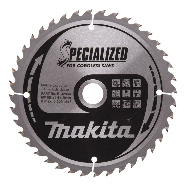 MAKITA KOTÚČ PÍLOVÝ 165 x 20 mm 40 z