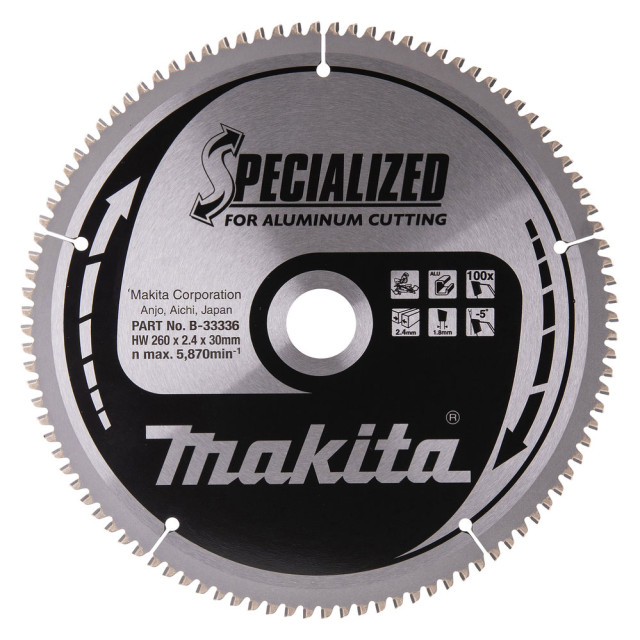 MAKITA KOTÚČ PÍLOVÝ 260 x 30 mm 100 z
