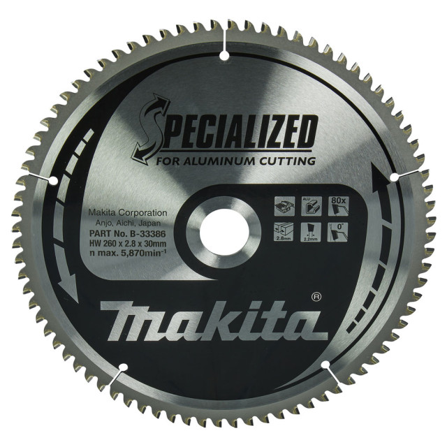 MAKITA KOTÚČ PÍLOVÝ 260 x 30 mm 80 z
