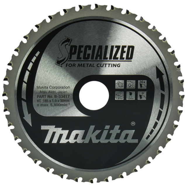 MAKITA KOTÚČ PÍLOVÝ 185 x 30 mm 36 z