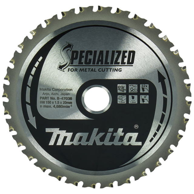 MAKITA KOTÚČ PÍLOVÝ 150 x 20 mm 32 z