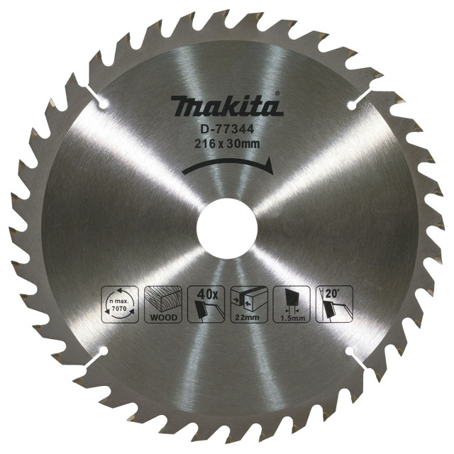 MAKITA KOTÚČ PÍLOVÝ 216 x 30 mm 40 z