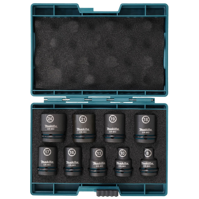 MAKITA SADA NÁSTRČNÝCH KĽÚČOV 9 ks 1/2"