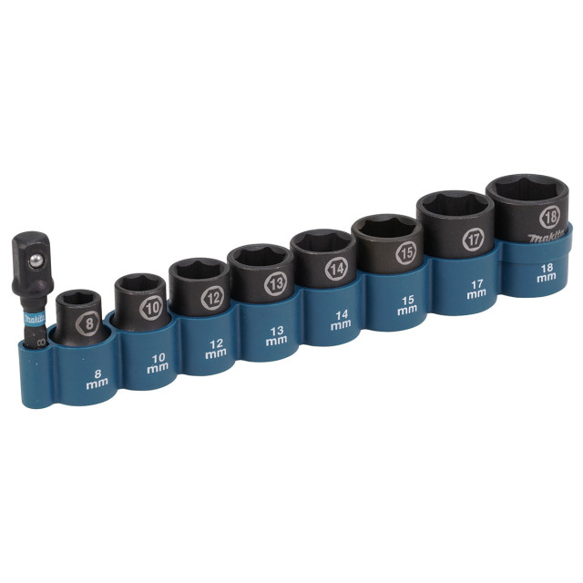 MAKITA SADA NÁSTRČNÝCH KĽÚČOV 9 ks 3/8"