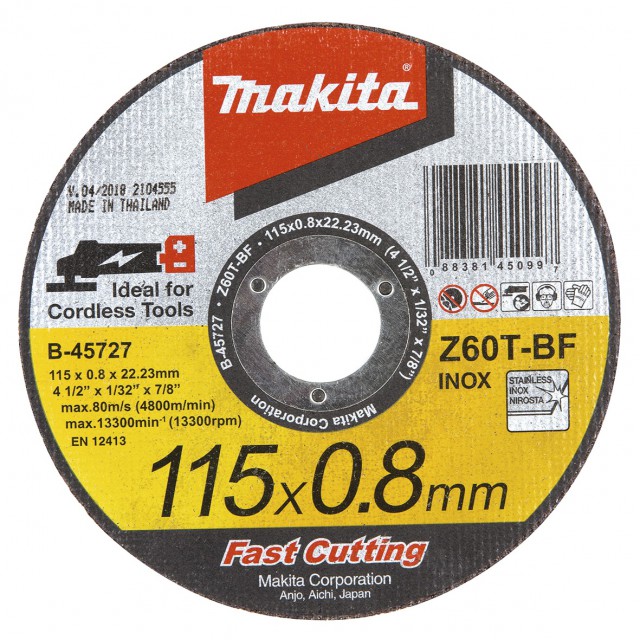 MAKITA KOTÚČ REZNÝ KOV / NEREZ 115 x 0,8 mm