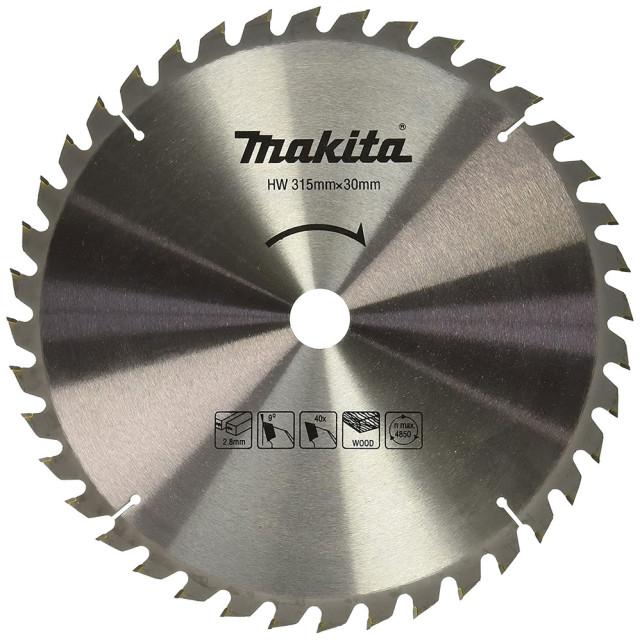 MAKITA KOTÚČ PÍLOVÝ 315 x 30 mm 40 z