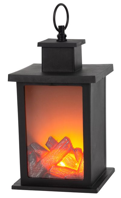 MagicHome Lampáš MagicHome, krb 4x SMD LED, imitácia ohňa, 3x AA, časovač, 14x14x25 cm