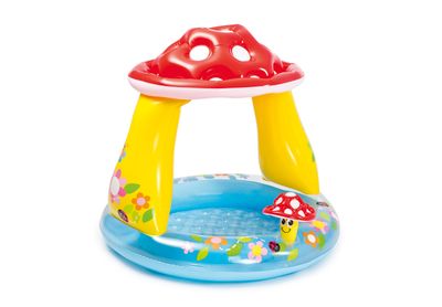 INTEX Bazénik Intex® 57114, Mushroom, detský, nafukovací, so strieškou, 102x89 cm