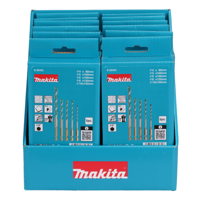 MAKITA SADA VRTÁKOV MULTI MAT. 5 ks/bal 12 ks