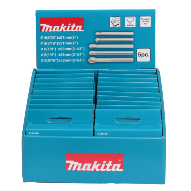 MAKITA SADA VRTÁKOV DO SKLA 20ks